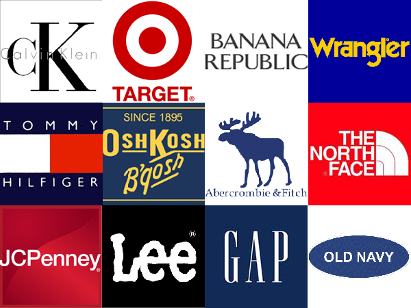 clothing brand logos