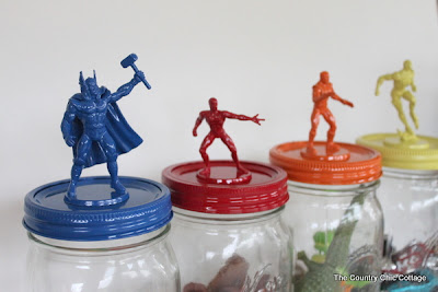 Make great super hero jar toy storage in minutes with this super simple tutorial. Plus learn all about the new Super Buddies movie from Disney.