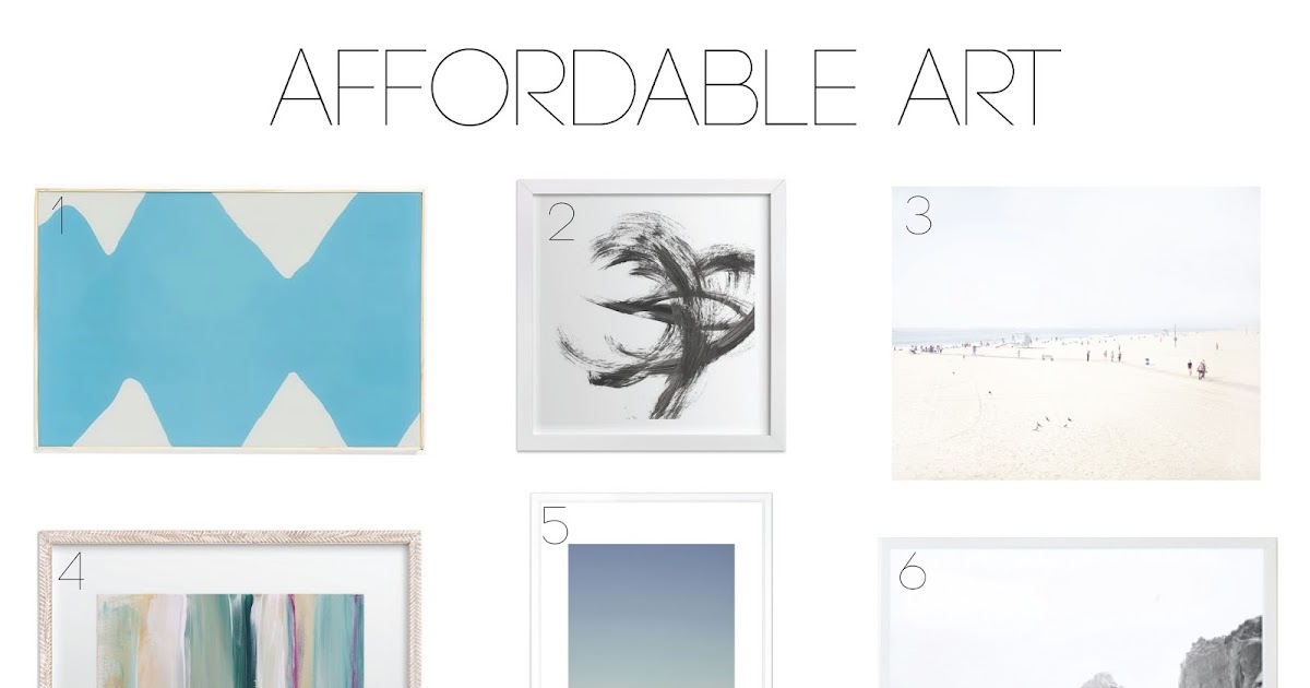 Stacy + Charlie the best affordable art sources