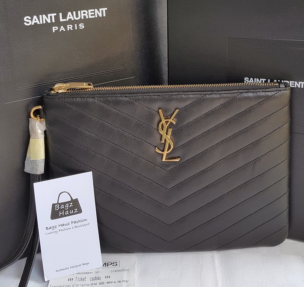 ysl flap pouch  