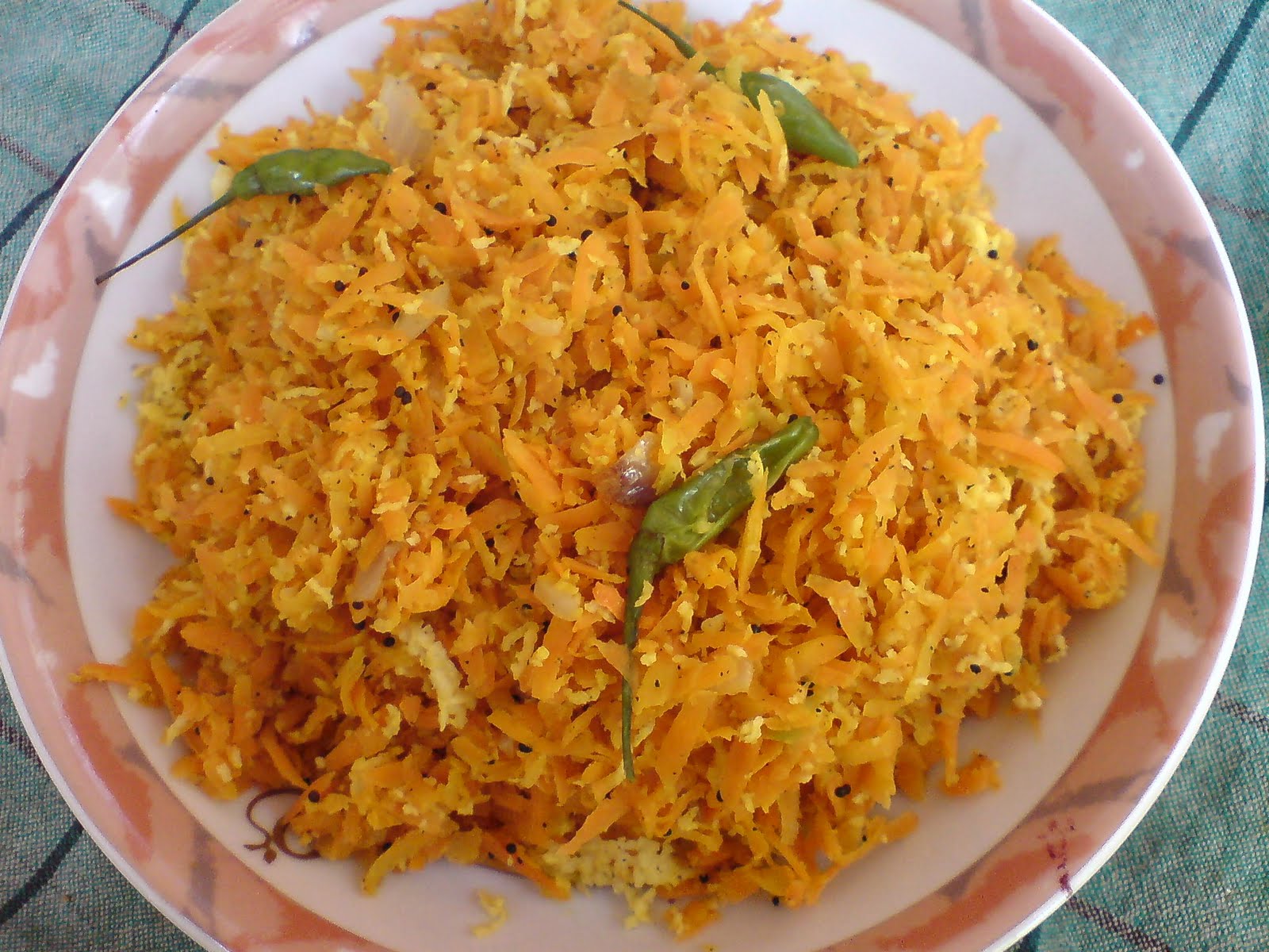 Nihari's CookBook Carrot Poriyal (carrot stir fry)