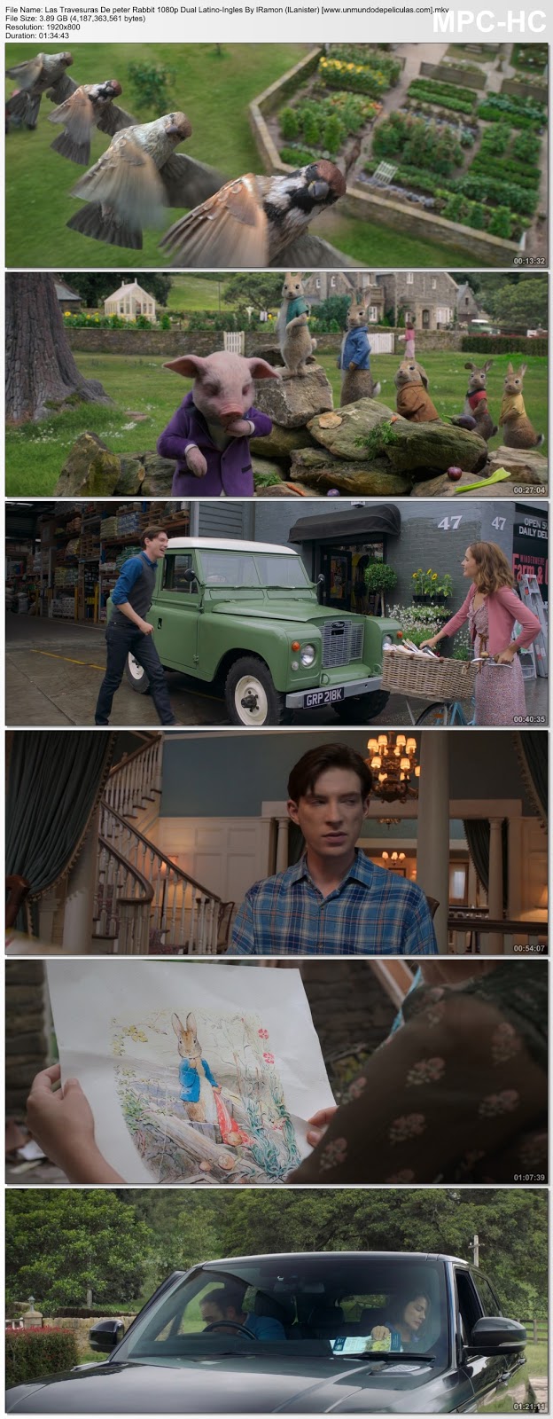 Capturas de la película.