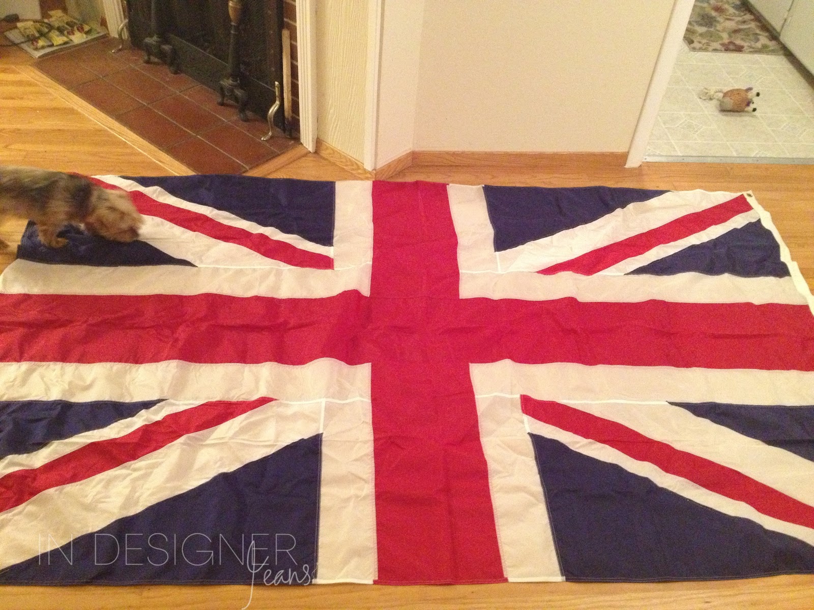 In Designer Jeans Union Jack Flag Curtains