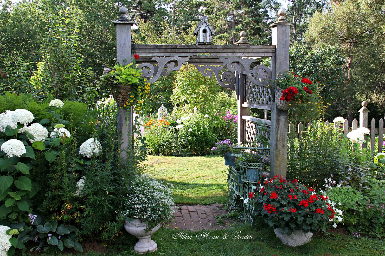 Aiken House & Gardens In the Garden
