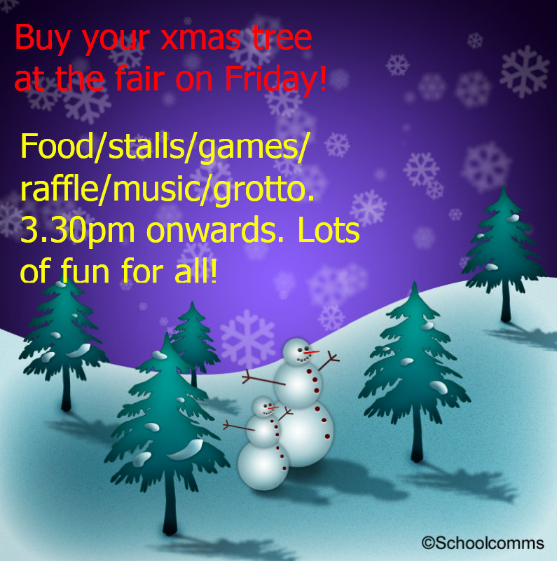 PTFA HARRIETSHAM Christmas Fair this Friday