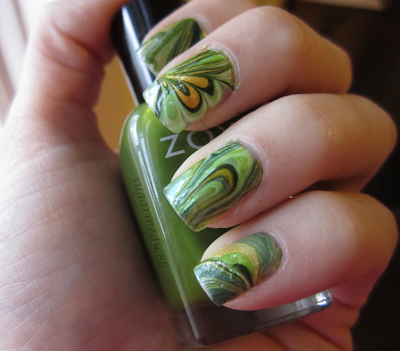 Green Water Marble