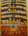 Fig. 47.- Los siete cielos. Miniatura persa del s. XVIII.