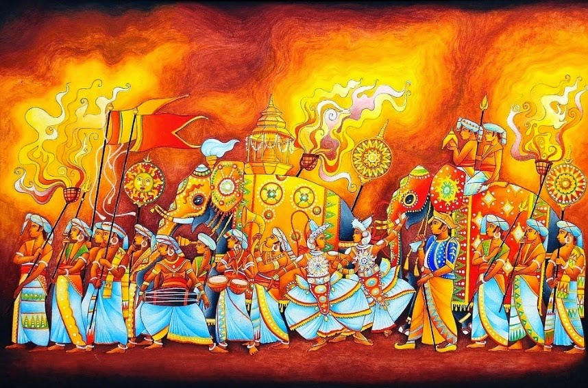 නුවර පෙරහැර Kandy ProcessionLiterature and Arts