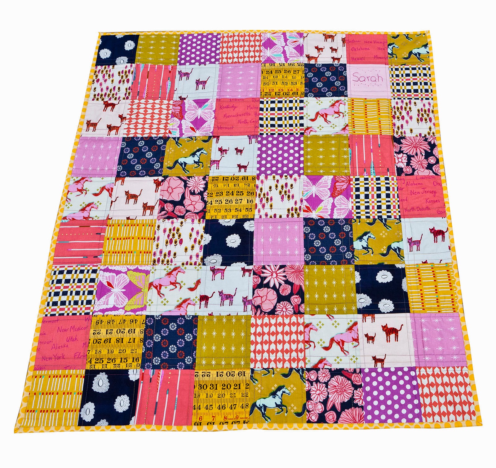 needles and lemons Twin quilts a pair of finished quilts