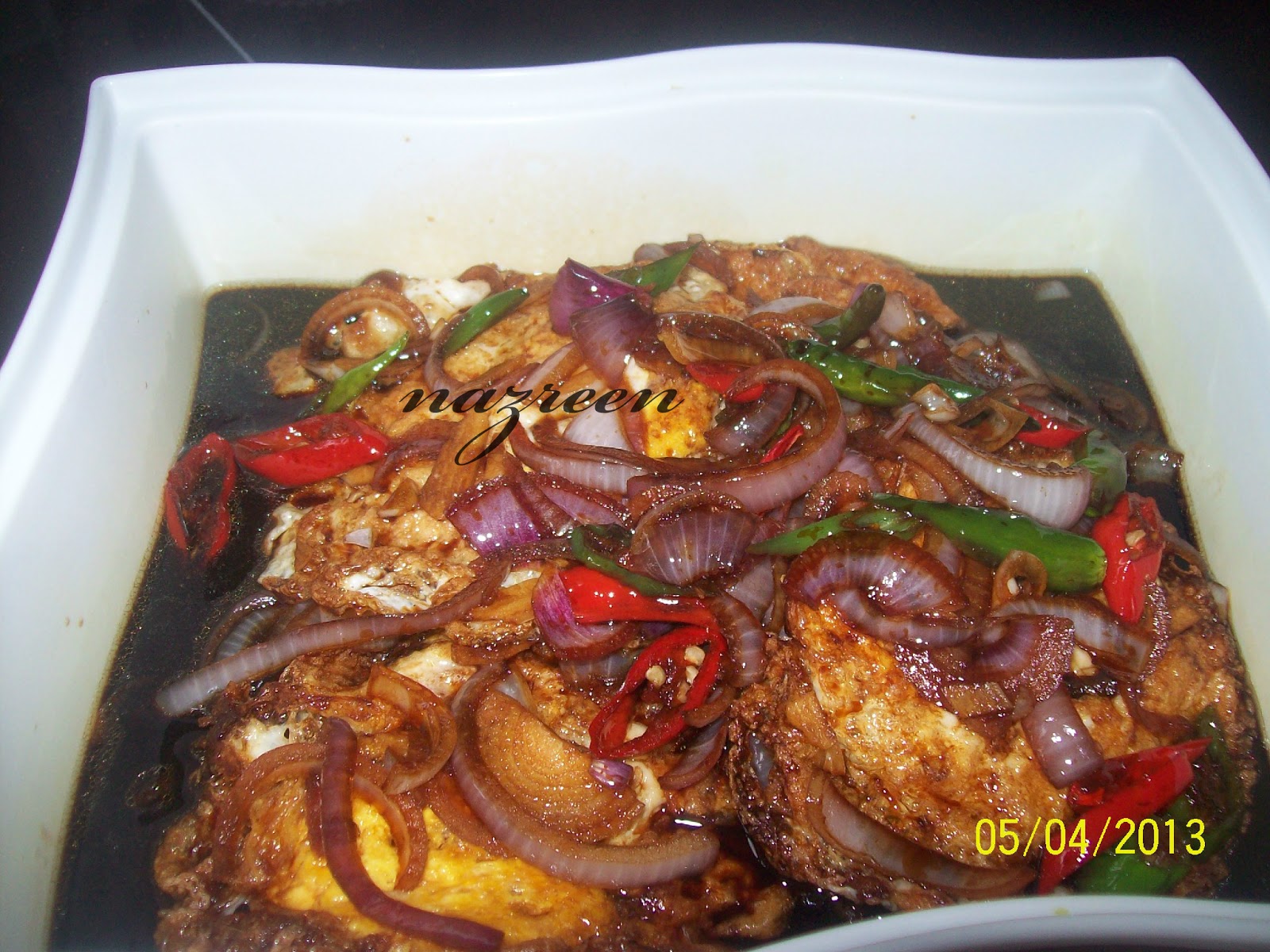 Resepi telur masak kicap