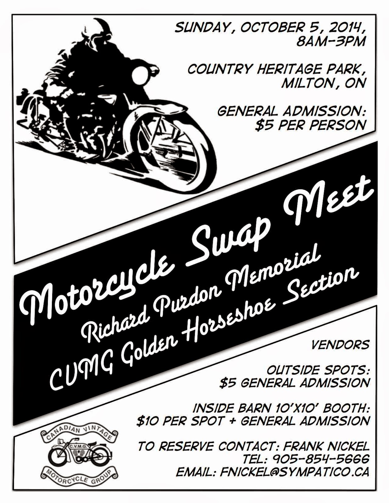 Bullit Motorcycle Works Milton Motorcycle Swap Meet
