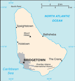 Caribbean+islands+capitals+map