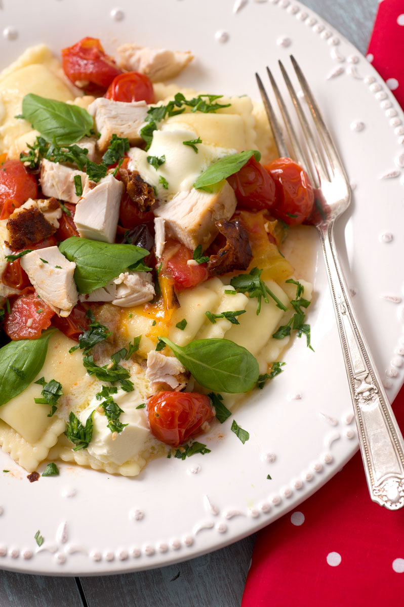 Sugar & Spice by Celeste: Cheese Ravioli with Burst ...