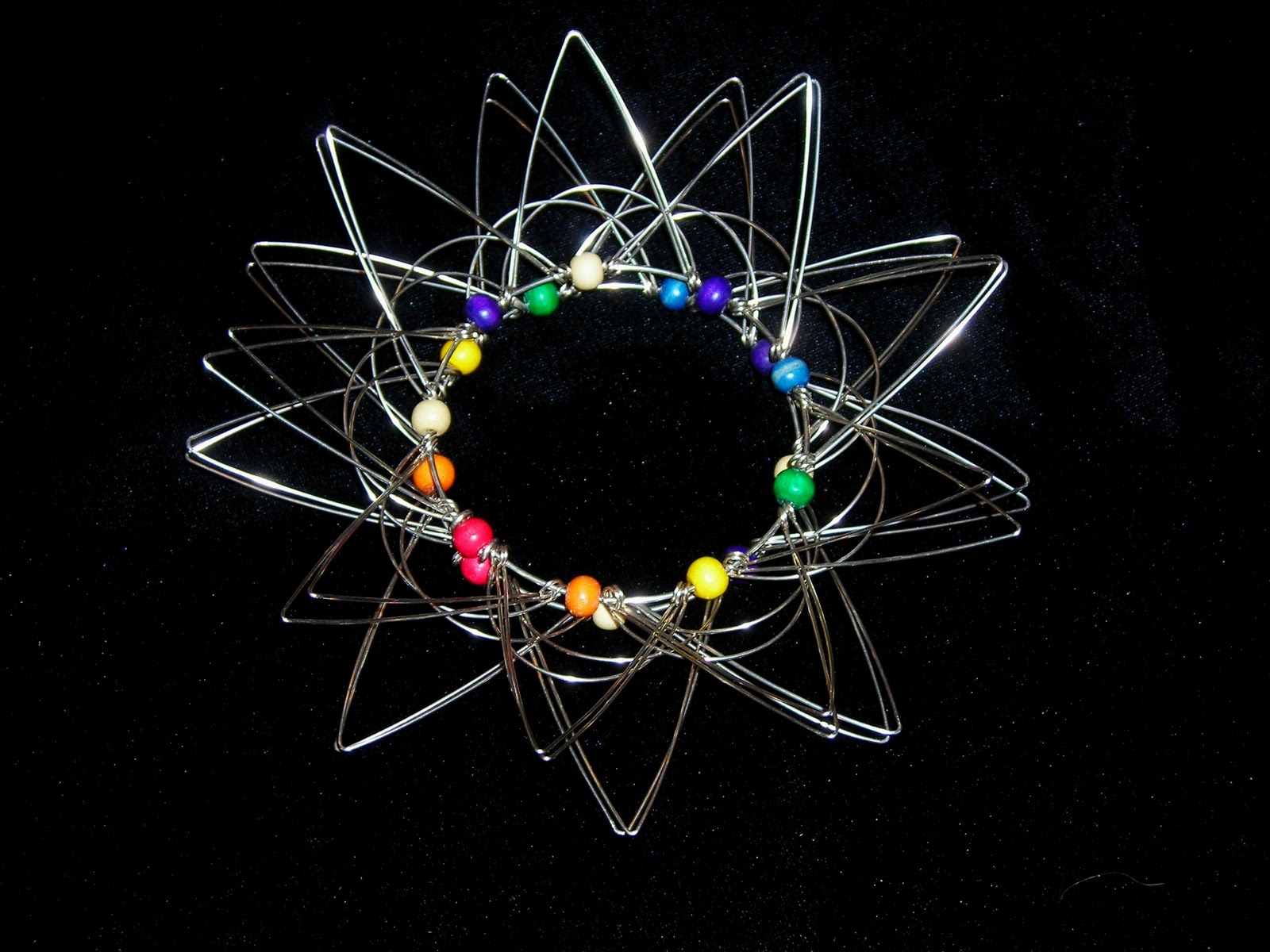 Hombre de Alambre: mandala estrella especial