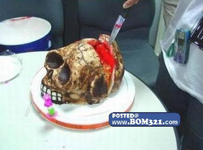 Tengkorak kek Untuk Di Makan ! skull cake to eat