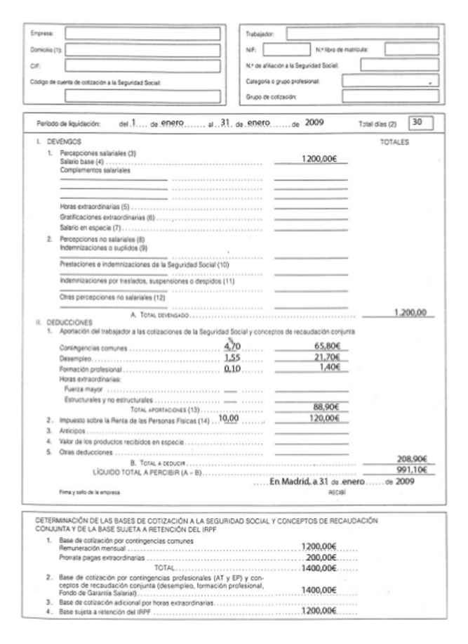 Plantilla De Nomina Para Rellenar | plantillas de nominas modelo para rellenar Plantilla De Nomina Para Rellenar | plantillas de nominas modelo para rellenar