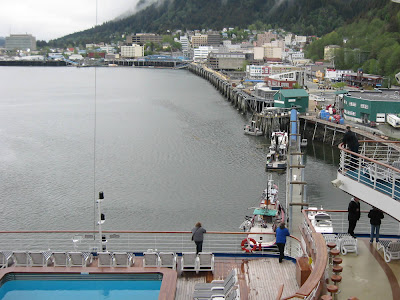 Downtown Juneau, Alaska from the Golden Princess Downtown Juneau, Alaska from the Golden Princess