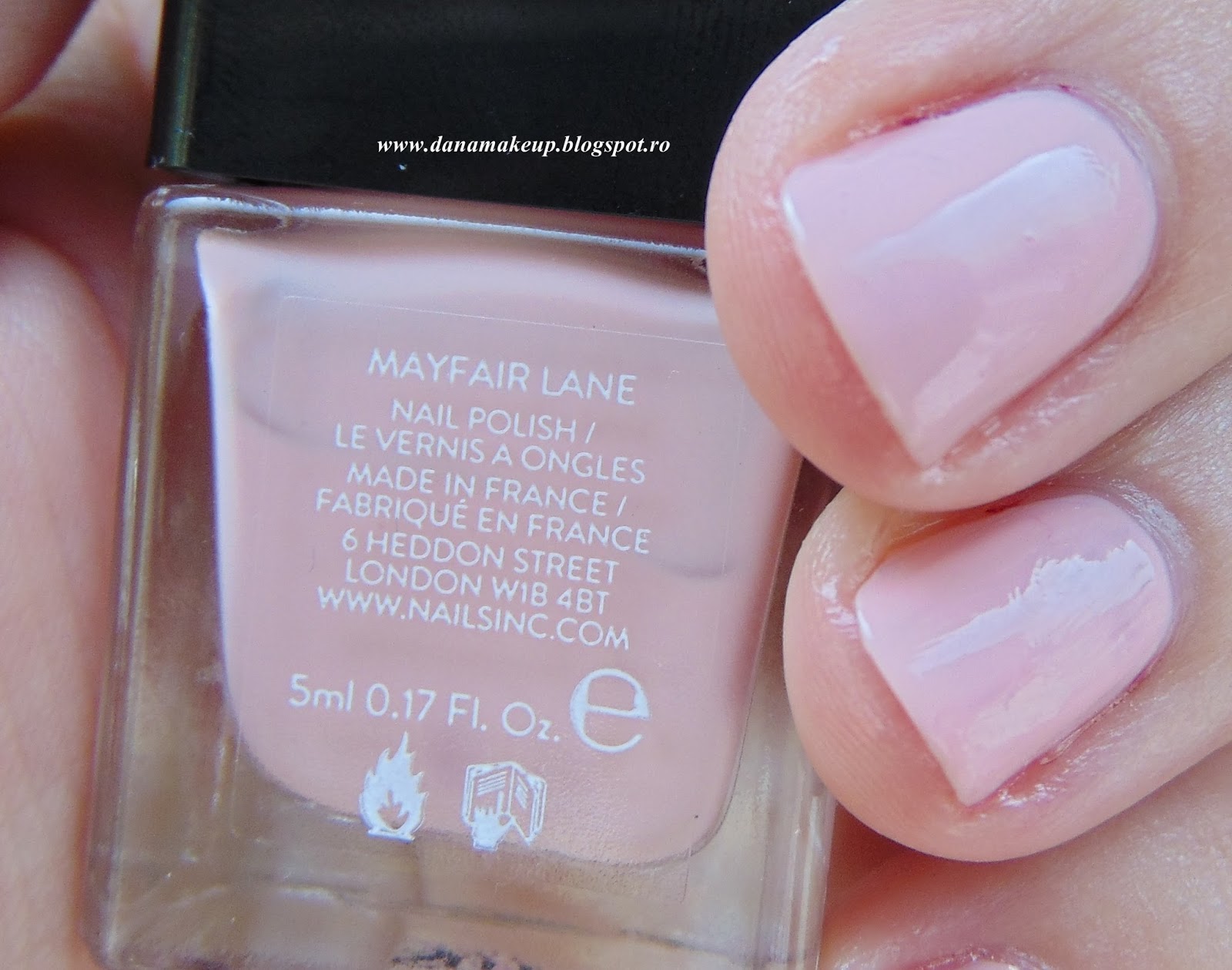 danamakeup.ro Nails Inc gel effect Mayfair Lane. Review & swatch