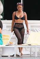 Christina Milian hot at a Pool in South Beach