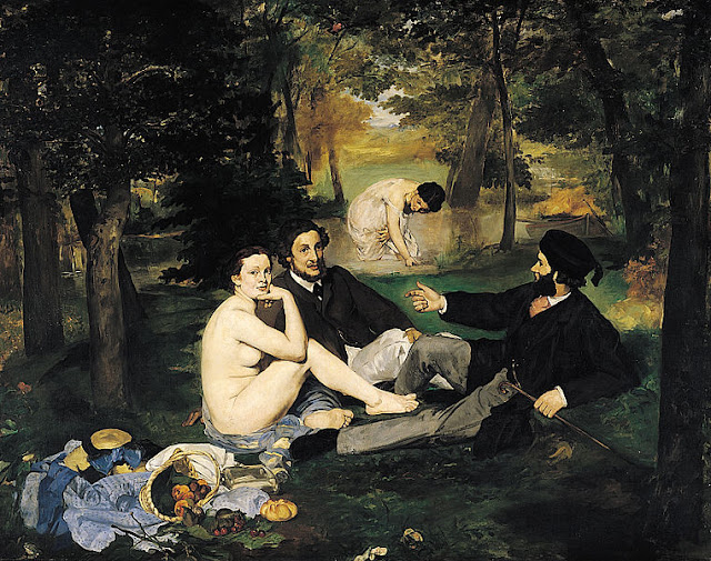 Manet's 'Luncheon on the Grass' caused quite the scandal in 1863 when it marked his debut at the French Salon. Photo: WikiMedia.org.