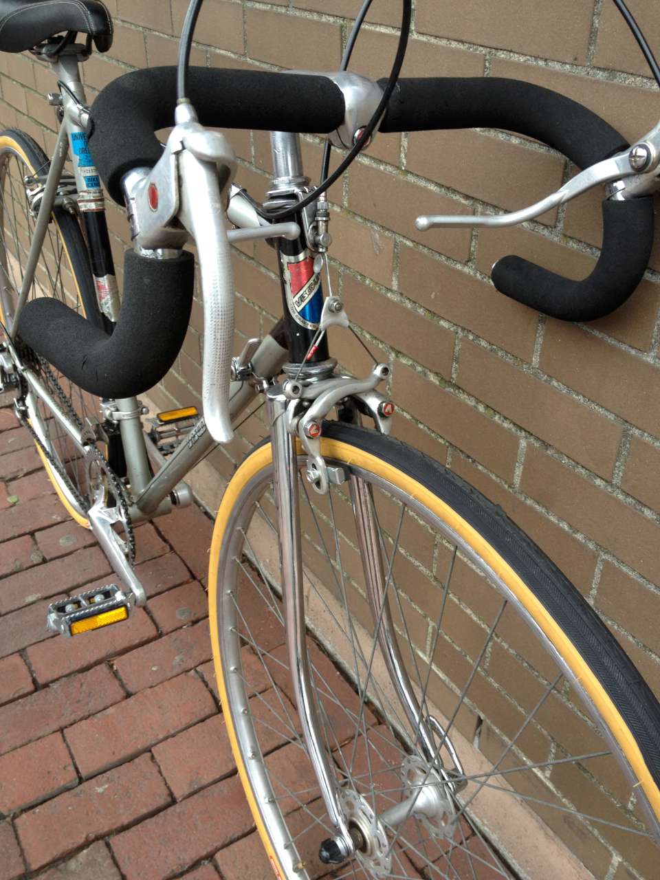 Bike Boom refurbished bikes Midlate 70's Silver Viscount Road bike