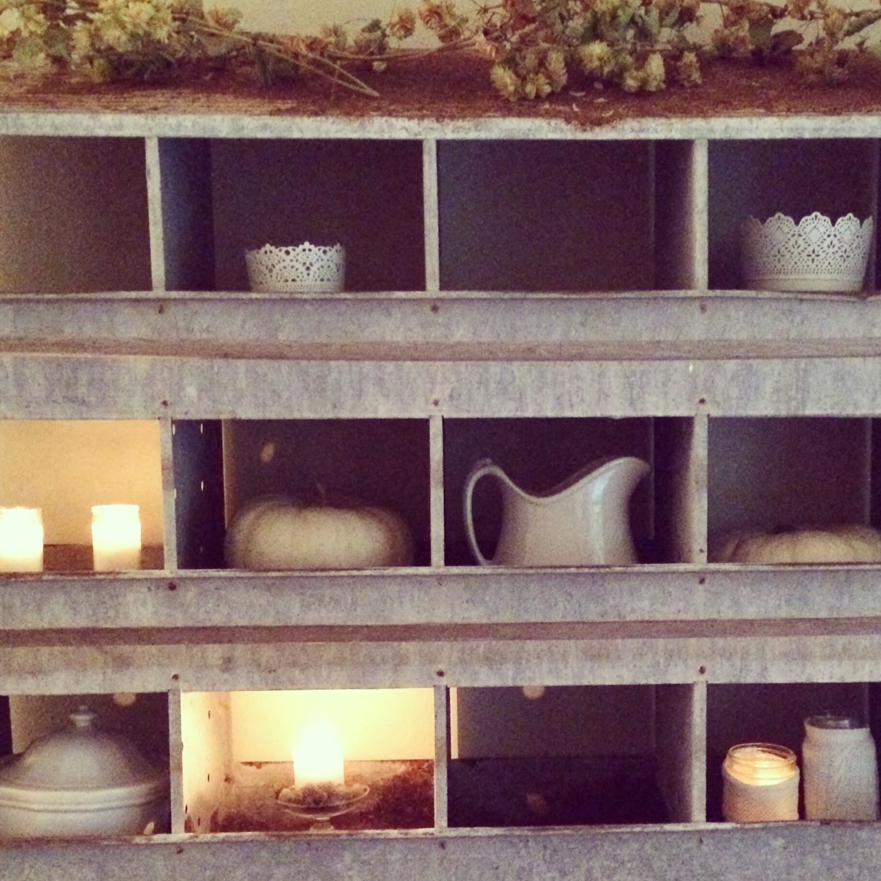 Little Farmstead {Vintage Nesting Boxes}