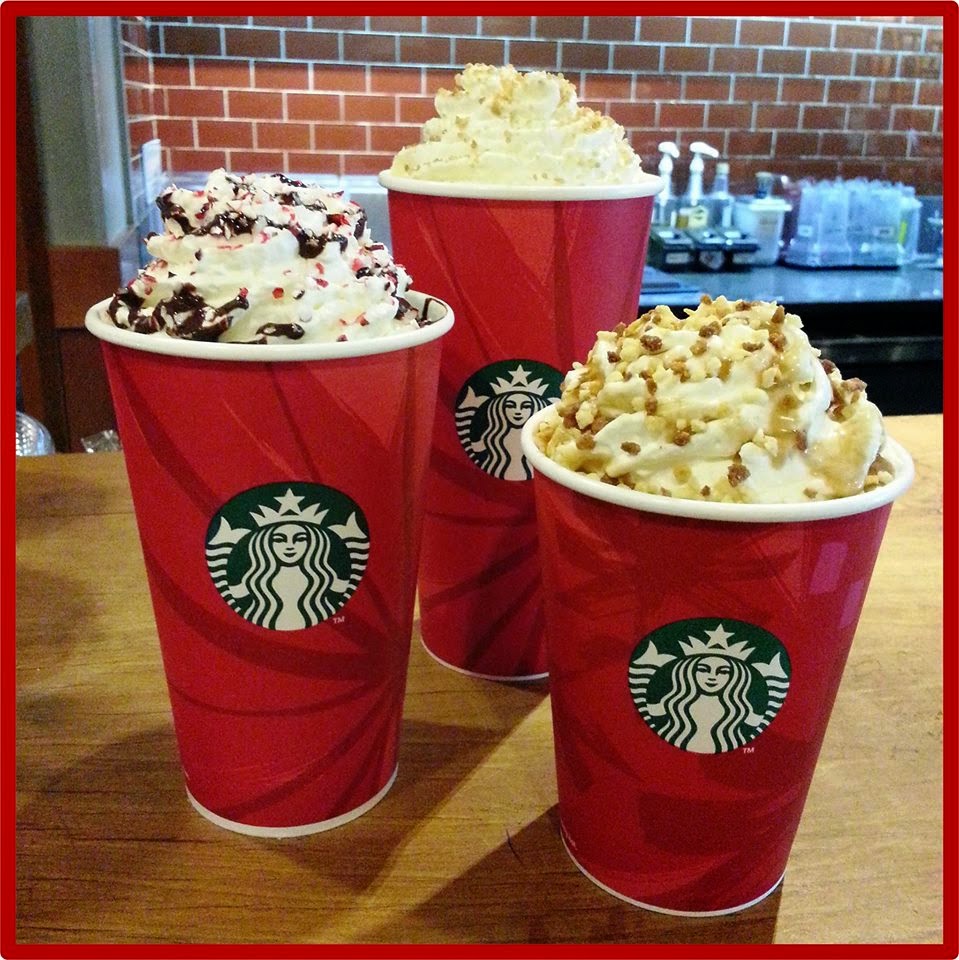 Here are the 2014 Starbucks Holiday Flavors, Featuring the Christmas