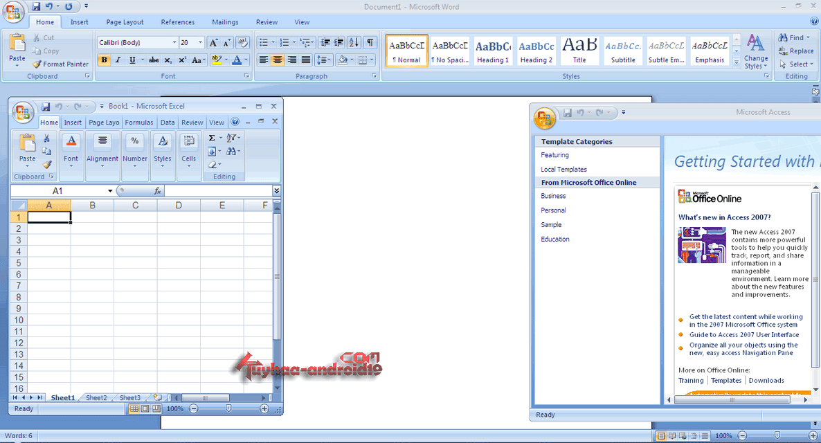  Microsoft Office Semua versi 2003 2007 2010 dan 2013 Full Office+2007