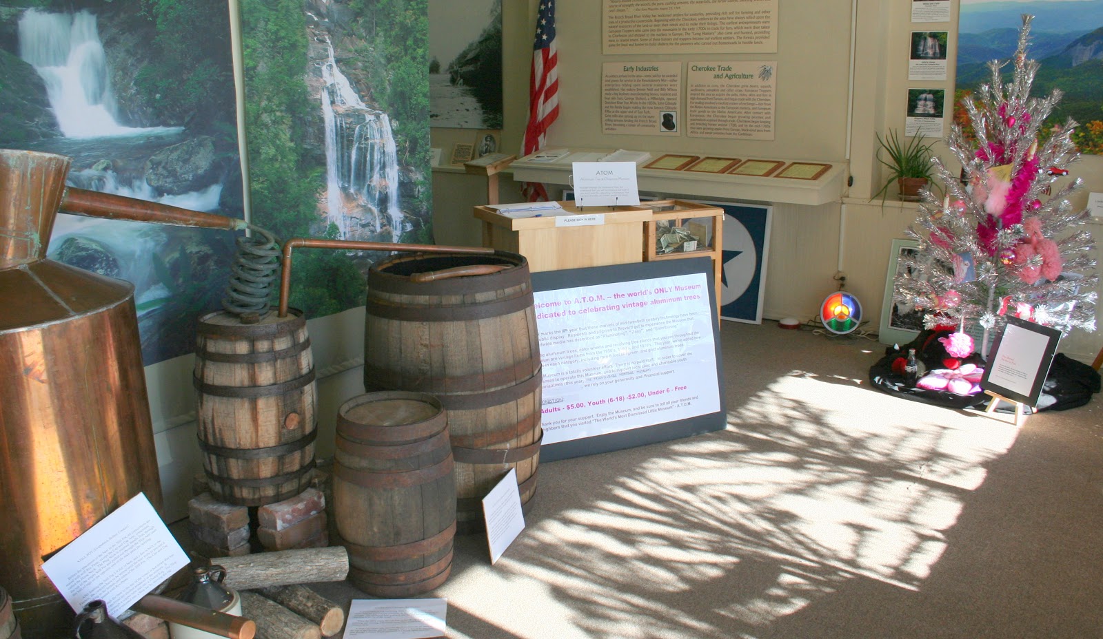 The Carpetbagger Aluminum Christmas Tree Museum