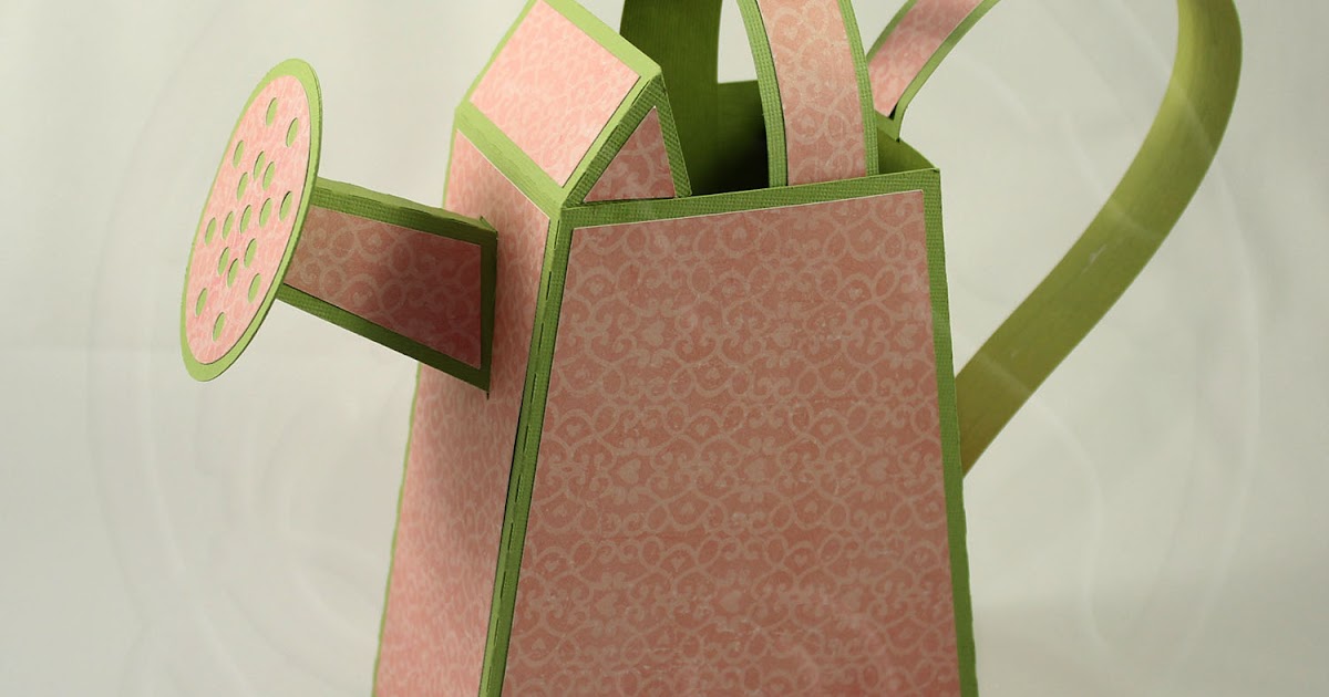 3 under 3 and more 3D paper watering can tutorial