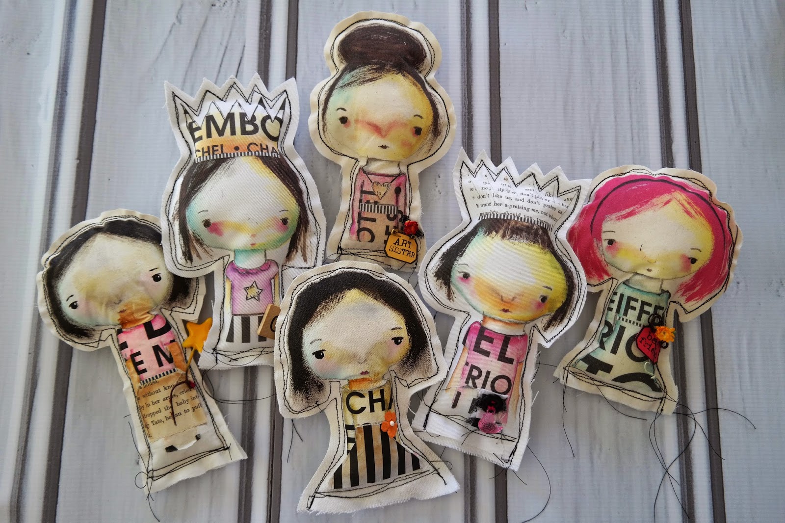 Artful Play More Stuffed Dolls...