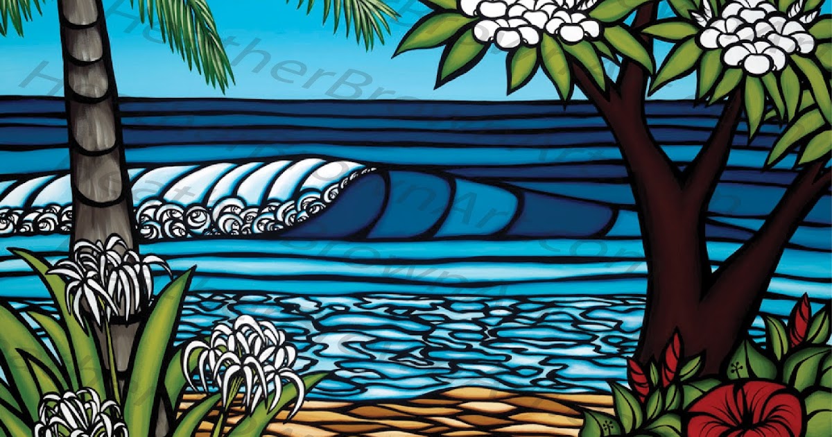 The Surf Art of Heather Brown Hawaii Artist Heather Brown Releases 2