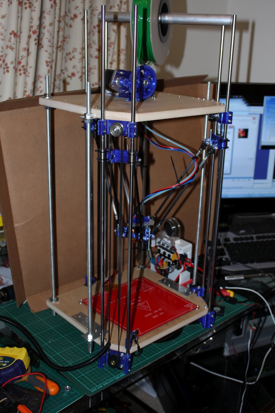 Billy D's Rostock and Prusa I3 3D Printers Another mod to the rostock