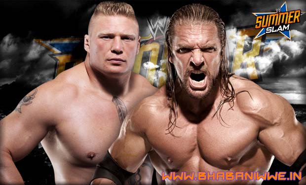 Triple H vs Brock Lesnar