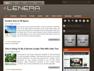Lenera Blogger Template
