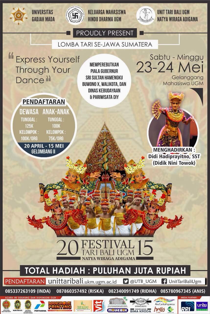 Lomba Tari Bali SeJawa Sumatera 2015