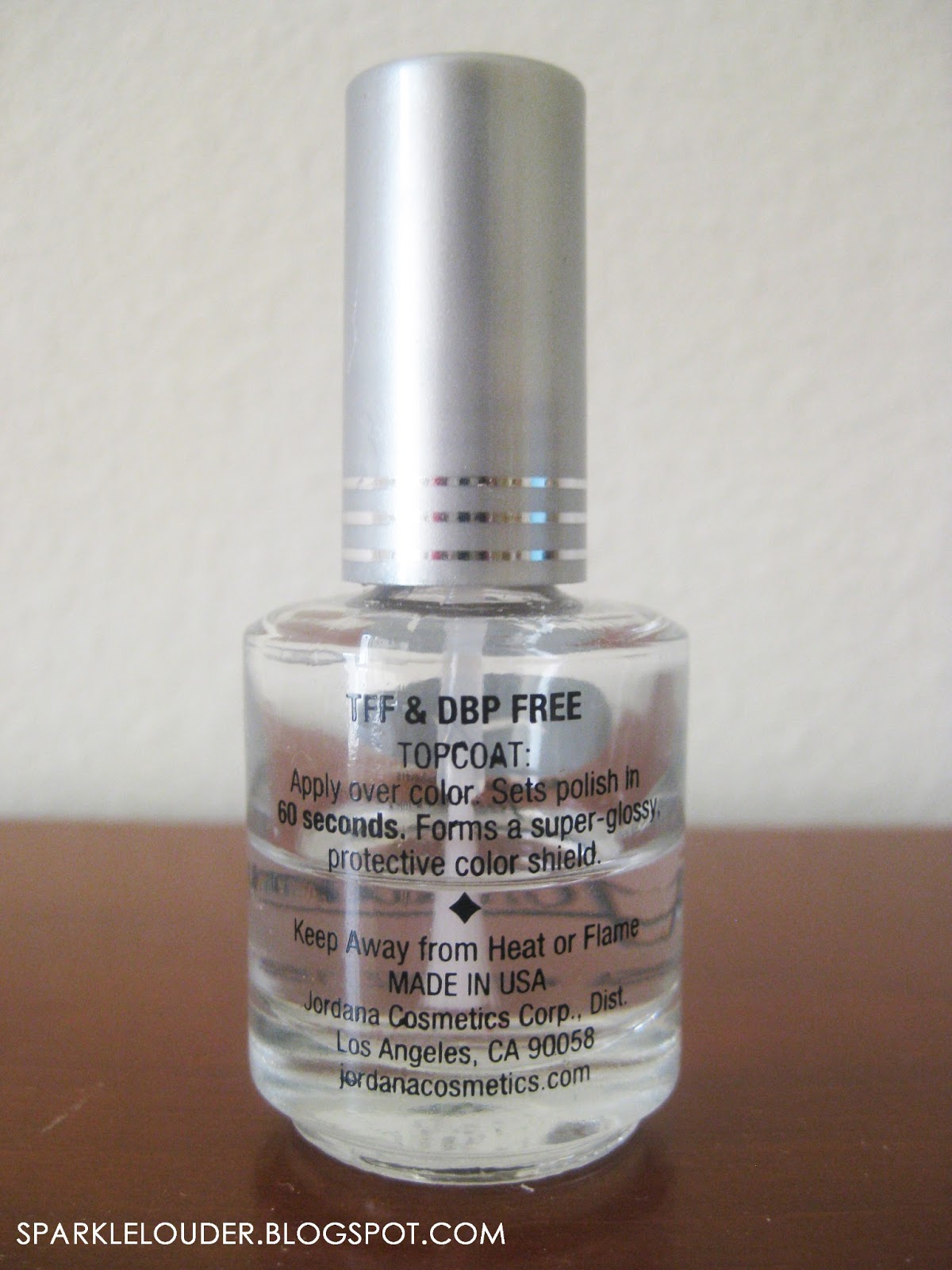 Sparkle Louder Review On Jordana Quick Shine TopCoat