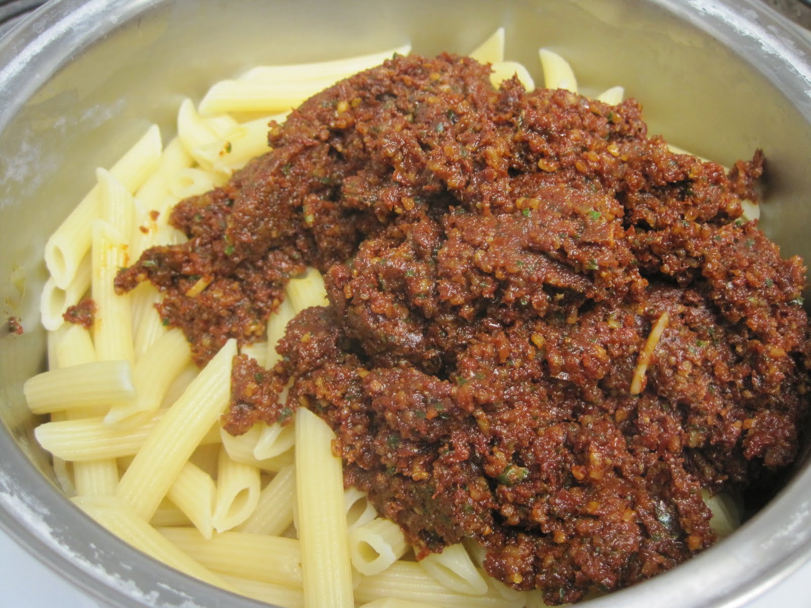 For the Love of Dog Dog Days Sundried Tomato Pesto Pasta