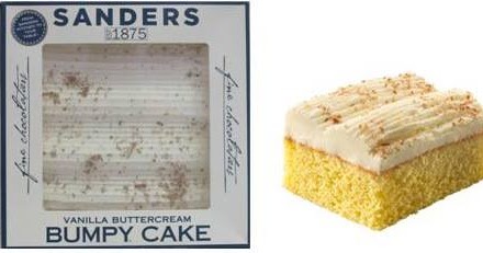 Detroit Memories Newsletter Sanders Vanilla Buttercream Bumpy Cake