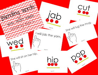 http://www.teacherspayteachers.com/Product/Blending-Words-with-Short-Vowels-323658