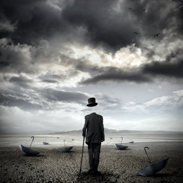 As surreais e sombrias fotografias de Stefano Bonazzi Stefano Bonazzi fotografia photoshop surreal sombrio pesadelos