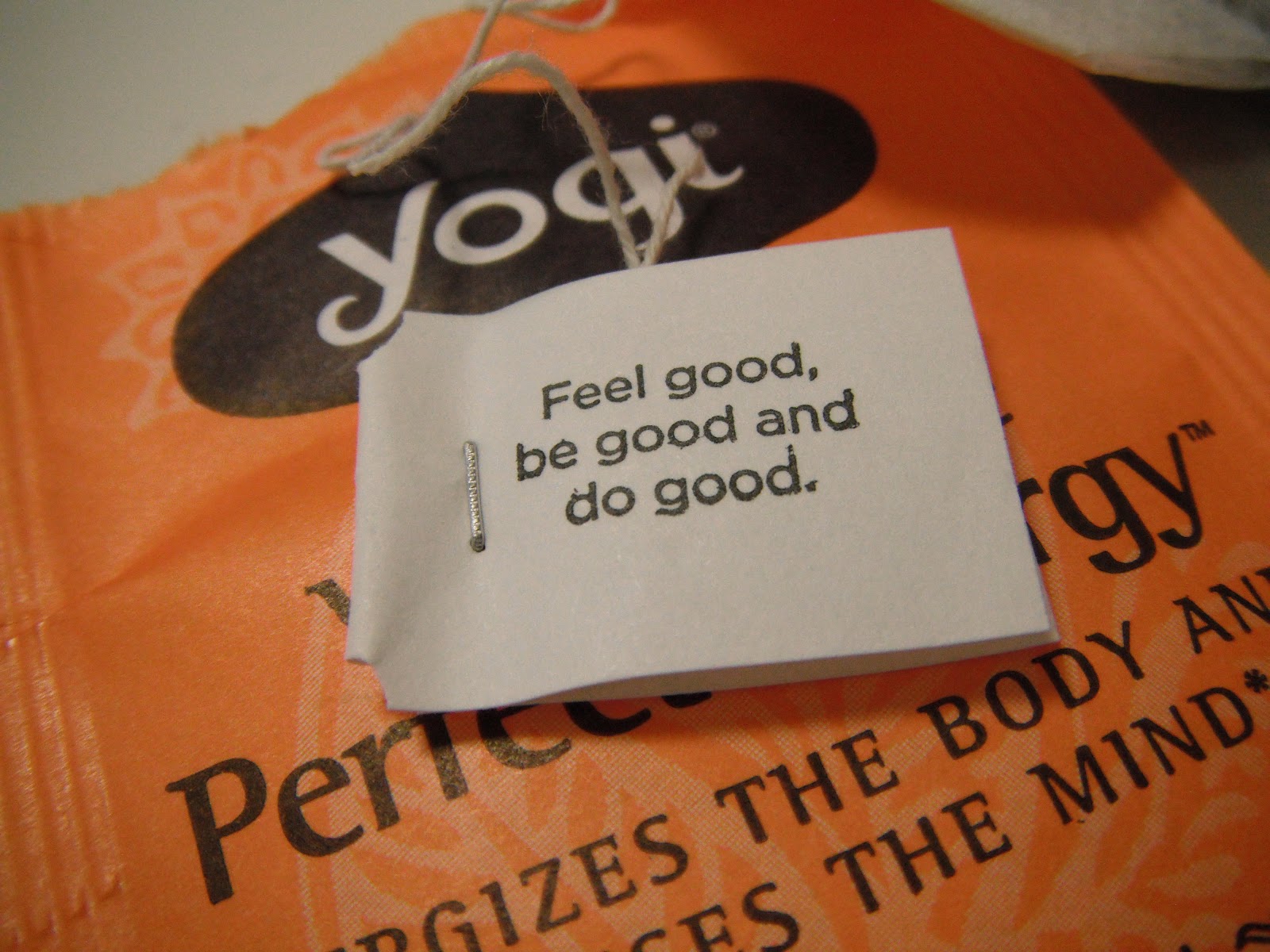 Describe Happy Good Tea Bag Wisdom