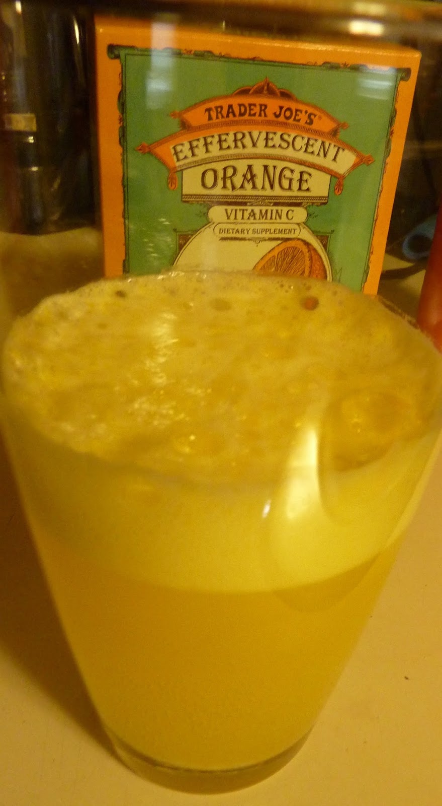 What's Good at Trader Joe's? Trader Joe's Effervescent Orange Vitamin