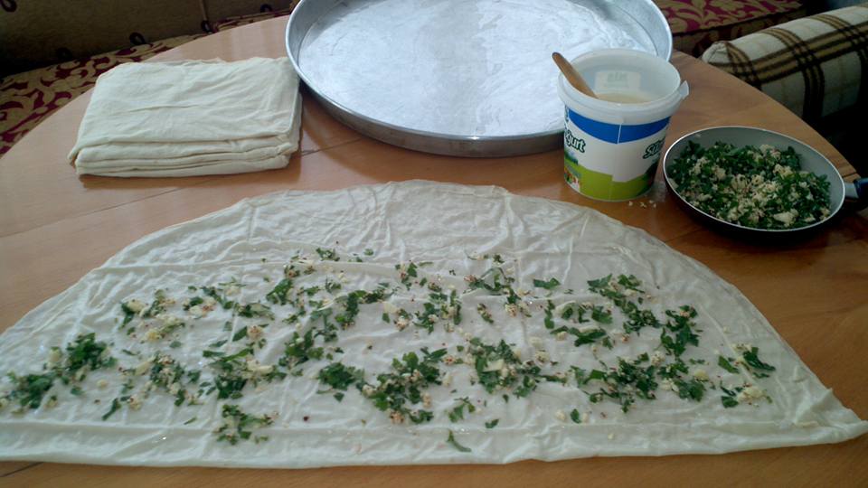 Nazlı�nın Mutfağı Erzincan Tulum Peynirli Maydanozlu Börek