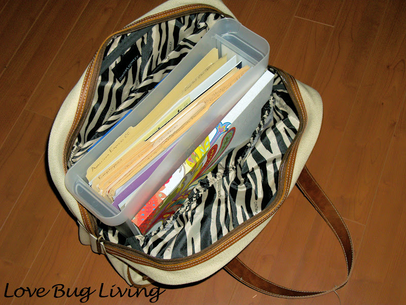 Love Bug Living Portable Office in a Tote!