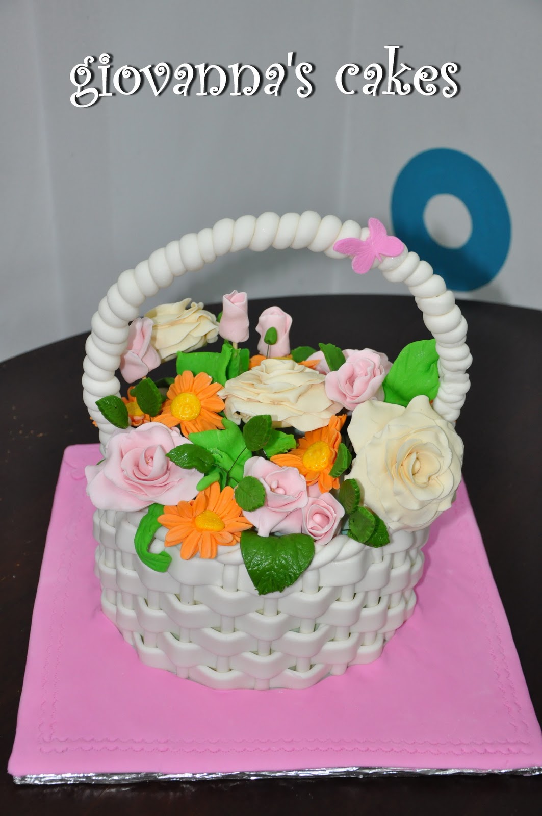 giovanna's cakes flower basket cake