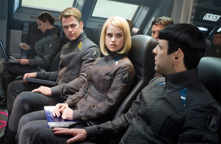 Star Trek Into Darkness Review - Kirk, Carol, and Spock Star Trek Into Darkness Review - Kirk, Carol, and Spock