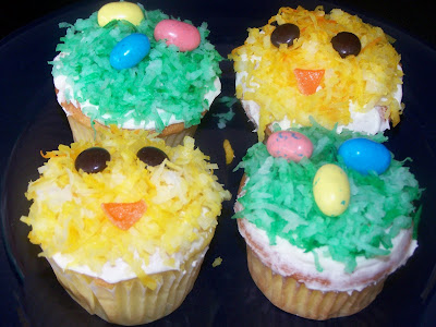 the other jamie learns to cook: Easter Cupcakes