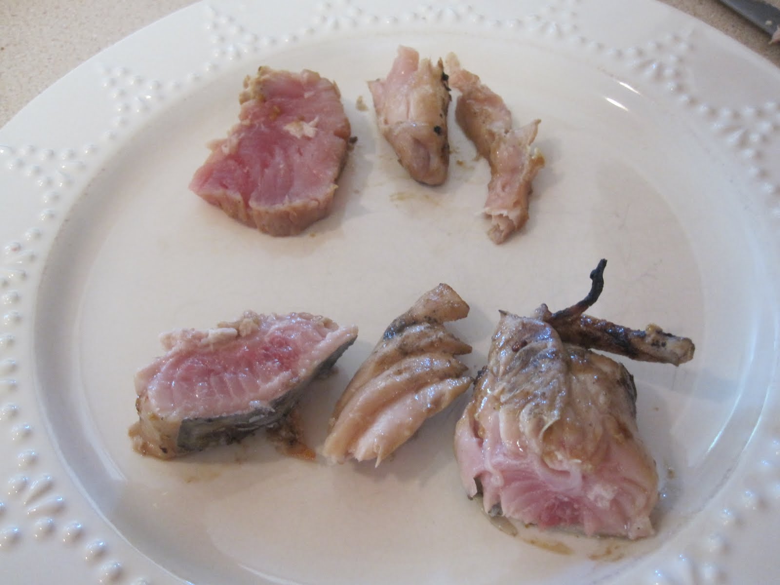 Cannundrums Barbecued Bluefin Tuna Filet and Belly Meat