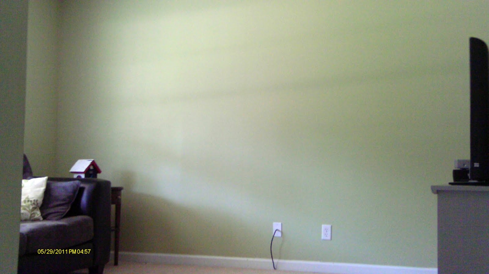 Our Little Place Called Home One bare wall fixed!